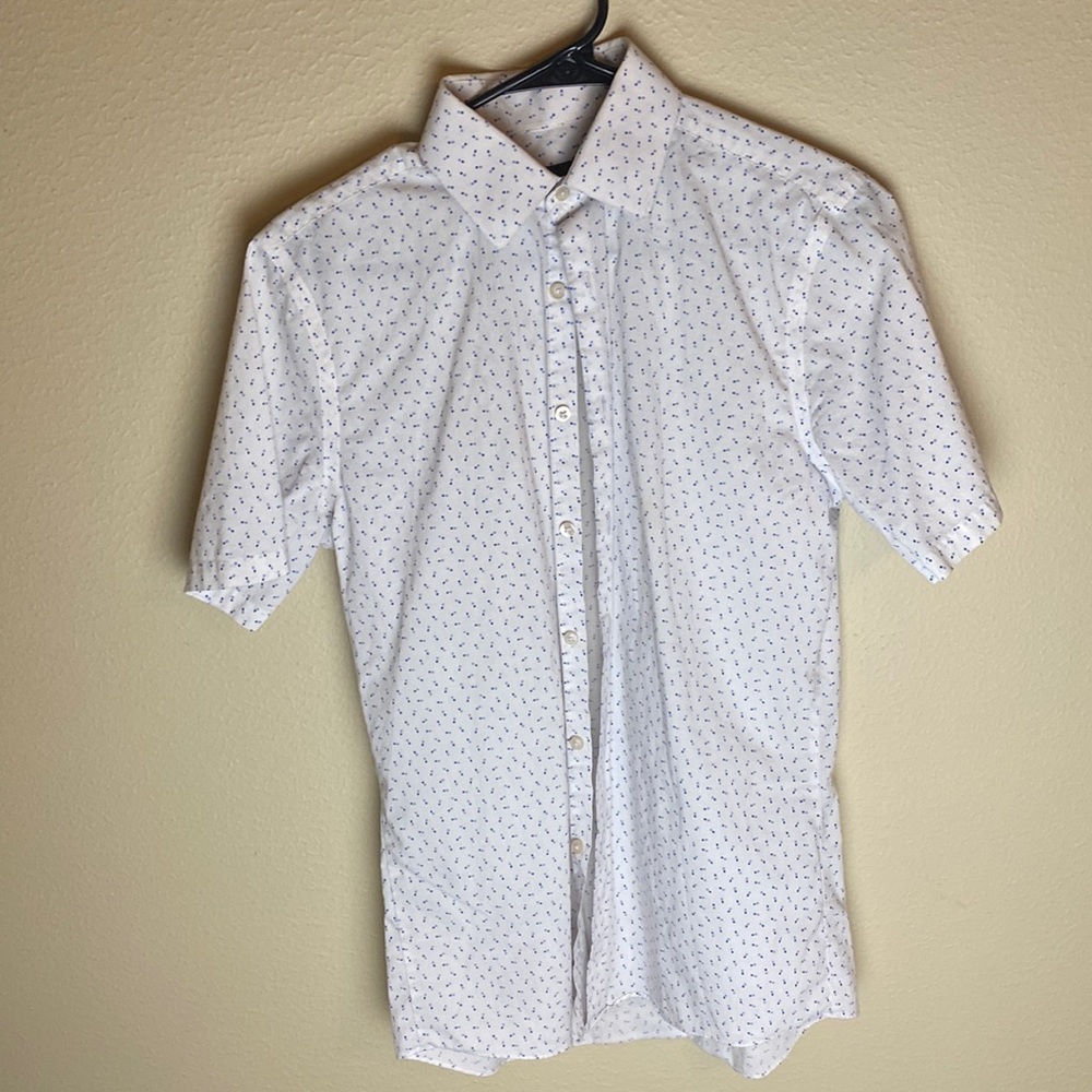 White Slim Fit Button Down